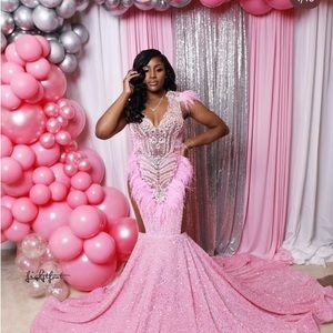 Pretty Pink Stylist Prom Dress